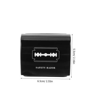 Buy Minkissy Portable Razor Blade Disposal Box - Safe & Convenient Barber-Shaving Storage for Stainless Steel Blades - Buy Online on GoSupps.com