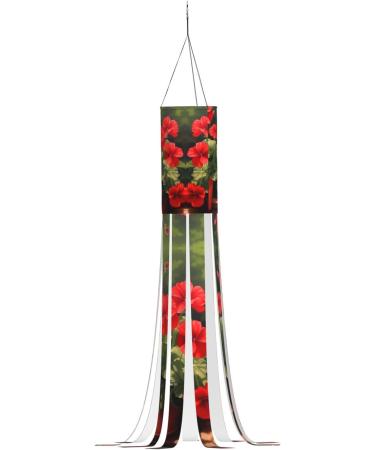 Red Geraniums Holiday Hair Dryer - Small Lightweight Wear-Resistant Oxford Cloth for Halloween Decoration - Buy Online on GoSupps.com