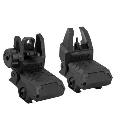 GVN Flip up Battle Iron Sights Front and Rear Sights for Rail