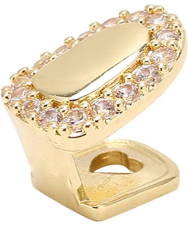 Shining Gold Hip Hop False Tooth Decoration for Halloween & Festivals | Unique Teeth Bling for Men & Women - Buy Online on GoSupps.com