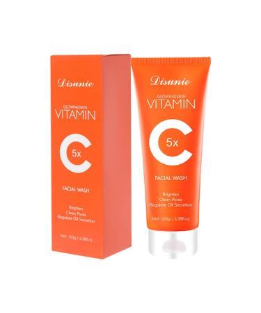 Disunie 5x VC Cleanser High-Concentration Vitamin C Facial Cleanser Deep Cleansing & Brightening Formula Hydrating Suitable for All Skin Types - Buy Online on GoSupps.com