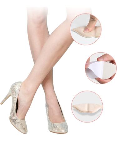 Buy FRCOLOR 4 Pairs Heel Pads | Adhesive Anti-Wear Cushion Inserts for Women's High Heels | Wear-Resistant Foot Care Protector - Buy Online on GoSupps.com