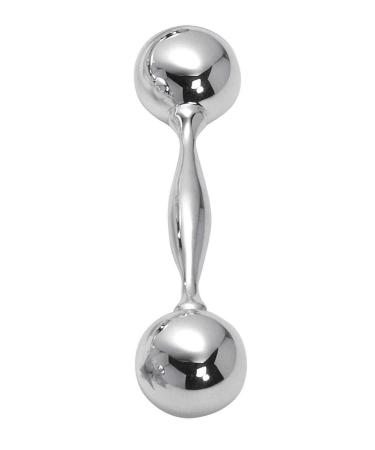 CARRS - Sterling Silver Decorative Keepsake Dumb Bell Baby Rattle