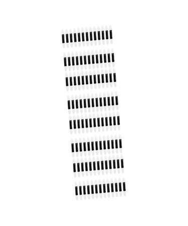 FOMIYES 400 Pcs Makeup Eyeshadow Brush Eye Shadow Brush Dual Sided Eyeshadow Brush Eyeshadow Applier White