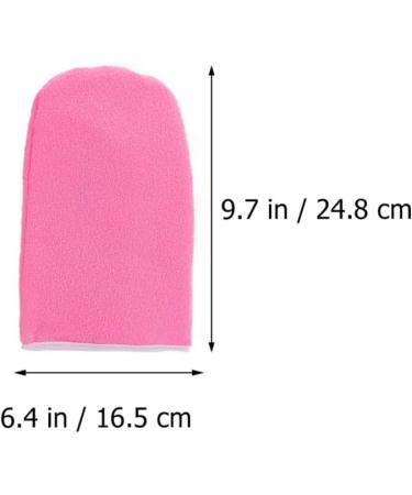 Healeved Paraffin Wax Gloves 2 Pairs Bath Treatment Mitt Insulated Gloves Hand Spa Cover Hand Treatment Mitts Paraffin Pink Take a Bath Hot Wax - Buy Online on GoSupps.com