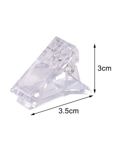 10 Pieces Polygel Nail Clippers - Quick Construction Nail Extensions | Transparent Polygel Tools for ECommerce - Buy Online on GoSupps.com