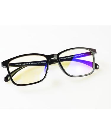 Style 712 Black Blue Light Blocking Glasses - 100% HEV Protection Reduce Digital Eye Strain - Buy Online - Buy Online on GoSupps.com