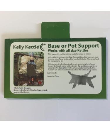 Kelly Kettle Pot-Base Support (NEW VERSION) - Stainless Steel Cookware Accessory for Fast Cooking | Prevents Lawn Damage from Heat - Buy Online on GoSupps.com