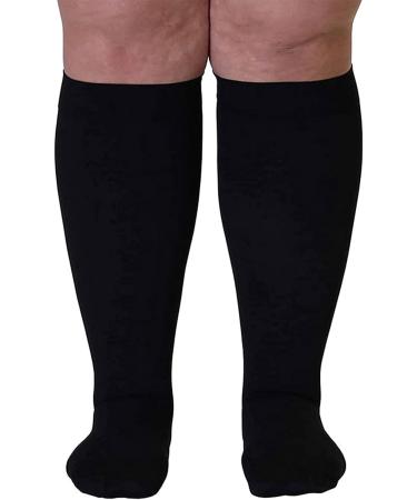 Buy Sxhmsal Large Compression Stockings for Women | Knee Socks for Seniors & Rehabilitation - Black - Buy Online on GoSupps.com