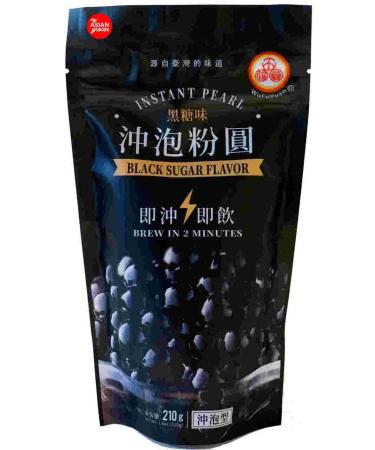 Wufuyuan Black Sugar Tapioca Instant Pearl 210g Brew in 2 Minutes Super Fast