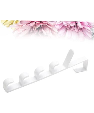Zerodeko 3pcs 5 Door Hanging Rack Hooks Towel Hook White Multifunction medium White - Buy Online on GoSupps.com
