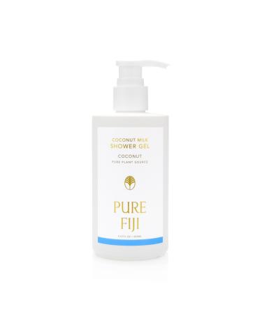 PURE FIJI Coconut Milk Shower Gel 9.47 oz / 280 ml | Hydrating Moisturizing Gentle Natural Body Wash Tropical Scent Coconut Oil Daily Skin Care (Coconut)