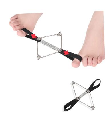FOMIYES 2 Pcs Toe Straightener & Bunion Corrector Set - Nylon Black Toe Splint with Tension Band & Flex Tools for Hallux Valgus - Foot Strap Leash Holder for Bid Toe Alignment - Buy Online on GoSupps.com