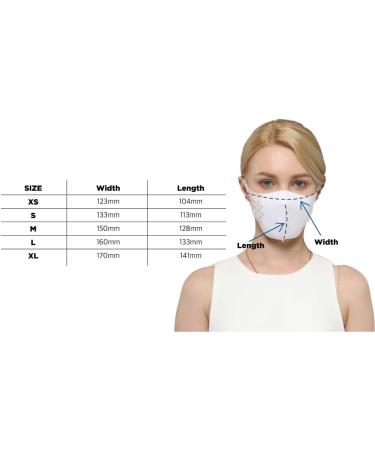 GAZE 3D Style Mask | Eye-catching Washable & Reusable Fashion Mask (Large Party Black) - International Shipping Available - Buy Online on GoSupps.com