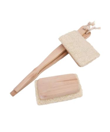 DOITOOL Long Handle Bath Brush - Natural Loofah Spa Exfoliating Scrubber - Buy Online on GoSupps.com