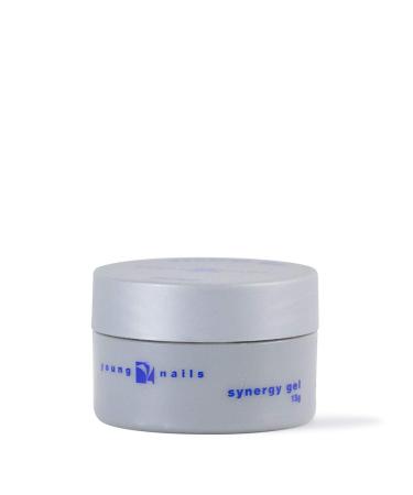 Young Nails Synergy Gel System Foundation Gel - Builder Gel Base Coat Superior Adhesion & Strength Hard Gel Base Coat - Base Gel Clear 15g 15 Gram Clear