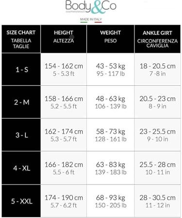 Buy Body&Co 140 Den Tights - 18-22 MmHg Graduated Compression with Caffeine Microcapsules | International Shipping Available - Buy Online on GoSupps.com