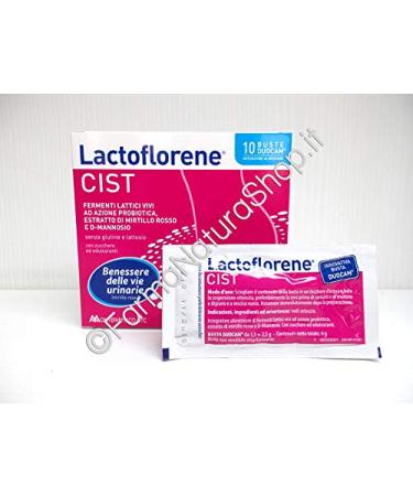 Montefarmaco Pack of 2 sachets of lactophlorene CIST 10+10 sachets
