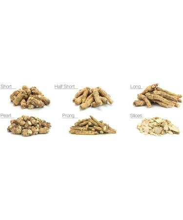 Hsu's SKU 0168-S4 Pearl Small American Ginseng Roots - Premium 100% Wisconsin Cultivated Whole Ginseng Roots - Small 4 oz Box - Buy Online on GoSupps.com