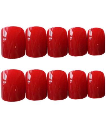 Shop HUIL Artificial Red False Nails - Elegant Temperament Manicure for Stunning Looks | International Shipping Available - Buy Online on GoSupps.com