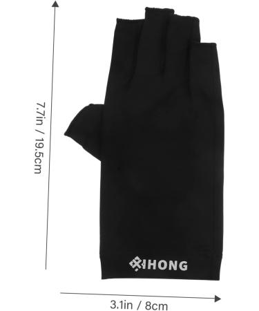 ABOOFAN 3 Pairs Uv Gloves Uv Finger Protection Nails Uv Protection Gloves Uv Shield Gloves Touchscreen Gloves Nail Gel Manicure Gloves Uv Protection Girl Skin Care Products Women's Fabric - Buy Online on GoSupps.com