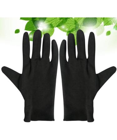 Beaupretty Moisturizing Eczema Cotton Gloves 12 Pairs Black Cotton Gloves for Dry Hands SPA Lotion Gloves Cosmetic Gloves S M. - Buy Online on GoSupps.com