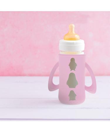 EXCEART Silicone Baby Bottle Covers 4pcs Mixed Color | Bottle Protectors for Infant Bottles 12X7CM - Buy Online on GoSupps.com