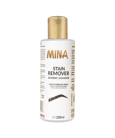 MINA Stain Remover  Softly Removes Hair and Tint Color From The Skin Around The Eyebrows 200Ml