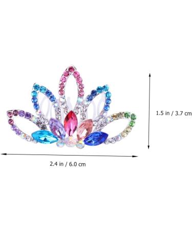 SOESFOUFU 1pc Women Hair Comb Flower Girl Hair Accessory Wedding Hair Clip Hair Ribbons for Girls Hair Bands Bridal Comb Kids Barrettes Tiara Crown Hair Ring Women's - Buy Online on GoSupps.com