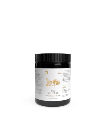 Mushrooms Wohlrab - Bio Shiitake powder for animals - 100 g can - pure shitake mushrooms powder - mushroom powder in the highest organic quality - Vital fungi (1 Pack) - Buy Online on GoSupps.com