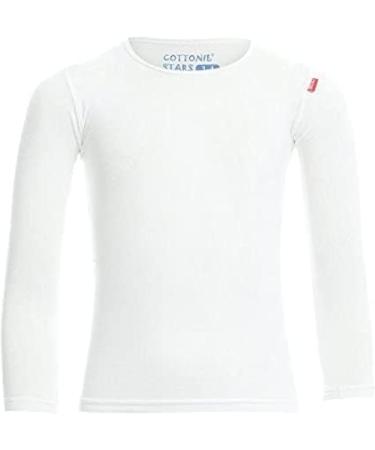 Cottonil Long Sleeves Stretch Cotton Undershirt for Boys - 2 Pieces - White Color 7/8 yrs White - Buy Online on GoSupps.com