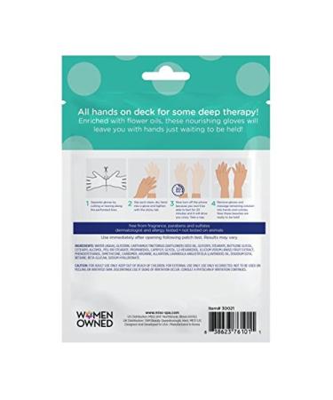 MISS SPA Moisturizing Hand & Foot Beauty Treatment Set - Nourishing Deep Therapy for Softening Gloves and Booties - 4-Pack, Dermatologist Tested - Buy Online on GoSupps.com