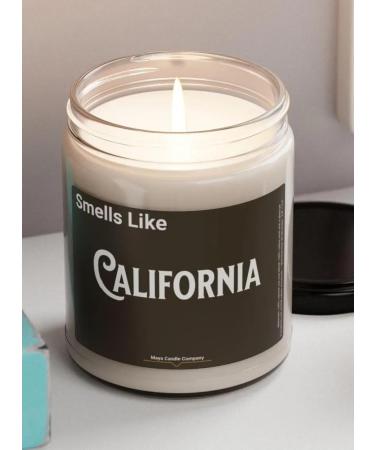 Natural Scented Soy Candle 9oz - Eco-Friendly Gift Inspired by California - Atlantis Whisper Aromatic Candle - Buy Online on GoSupps.com