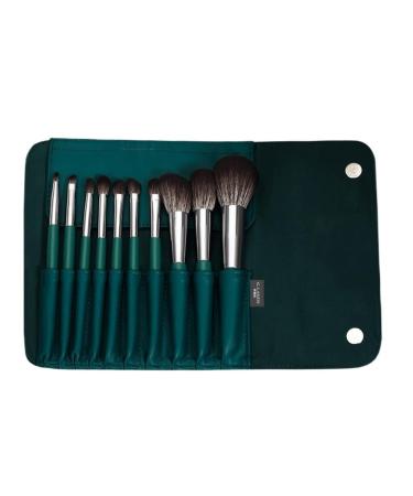 Ten Piece Makeup Brush Set Practical Full Set Of Portable Makeup Brush Eye Shadow Powder Rouge Silkworm 10pcs D