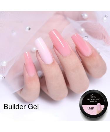 15ml Jelly Nail Extension Gel Pink Clear Pink White Quick Building Sock Off UV LED Phototherapy Varnish Gel Nail Polish - (Color: 5) - Buy Online on GoSupps.com