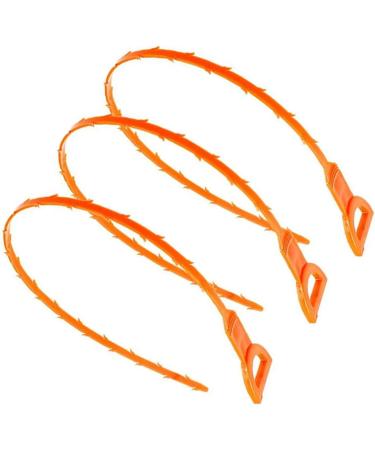 Homoyoyo Drain Cleaning Tool 3pcs Drain Water Pipe Scavengers Drain Hair Drain Clog Remover - Buy Online on GoSupps.com