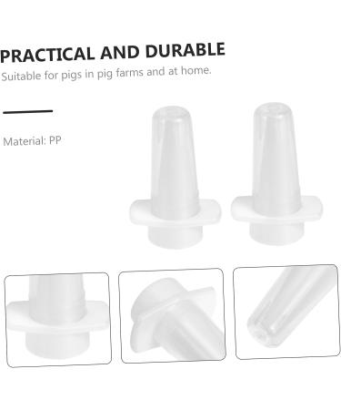 WOFASHPURET 10pcs Veterinary Nasal Dropper Kit - White Rose Vibration Suction Atomizer for Pigs - Moisturizing Spray & Vaccine Injection Equipment - Buy Online on GoSupps.com