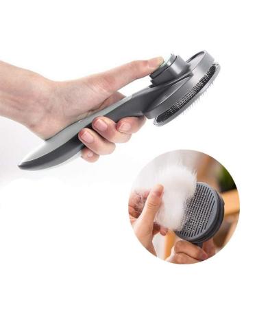 PAKEWAY Cat & Dog Brush - Versatile Pet Grooming Brush for All Fur Types (Short Medium Long) - Gray - Buy Online on GoSupps.com