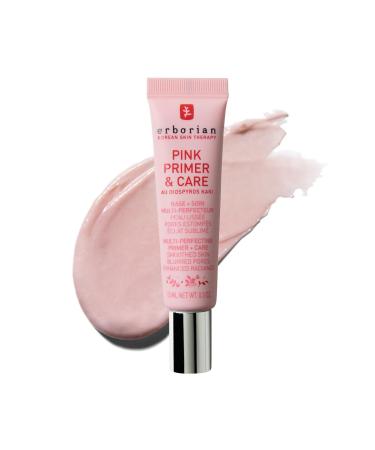 Erborian Pink Primer & Care - Make -up Primer for all skin tones - primer and hydration for smooth and radiant skin - Korean cosmetics with diospyros Kaki extract pink primer 15 ml