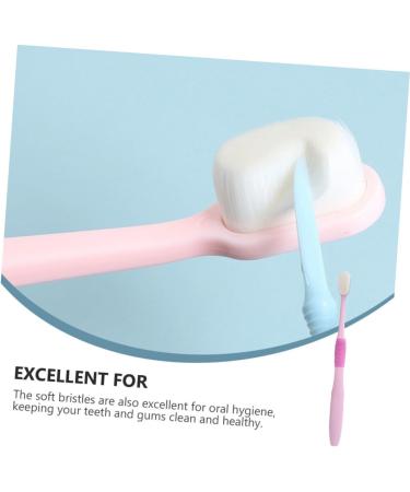 Minkissy 6 pcs Soft Toothbrush Set for Adults | Micro Hand Toothbrushes | Ultimate Oral Hygiene & Gum Care | Family Package - Buy Online on GoSupps.com