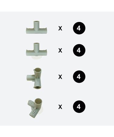 Calody Baby Playpen Replacement Connectors  Connectors Set for Calody Baby Play Yard (4 Types  Total 16 Pcs) - Buy Online on GoSupps.com