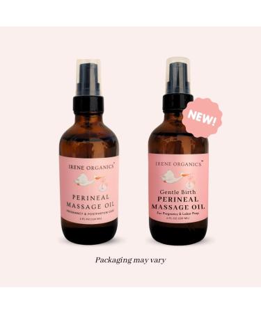 Organic Perineal Massage Oil Spray - Irene Organics | All-Natural Pregnancy & Postpartum Care to Prevent Tearing | Third Trimester Must-Have - Buy Online on GoSupps.com