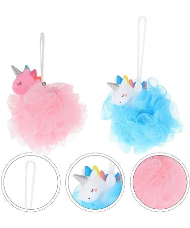 Buy FOMIYES 2pcs Unicorn Bath Ball & Shower Brush | Cute Loofah Sponge for Body Cleaning | Ideal for Kids - International Shipping Available - Buy Online on GoSupps.com