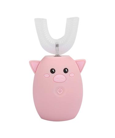 Children's Electric Toothbrush - U Form Head Waterproof Sound Function for Ages 2-12 - Pink - IPX7 1 Pack - Buy Online on GoSupps.com