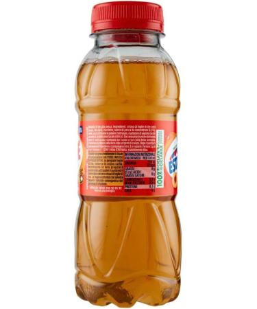  Italian Gourmet E.R. Ferrero ESTATHE Pack of 12 disposable PET bottles for iced tea Peach design 330 ml - Buy Online on GoSupps.com