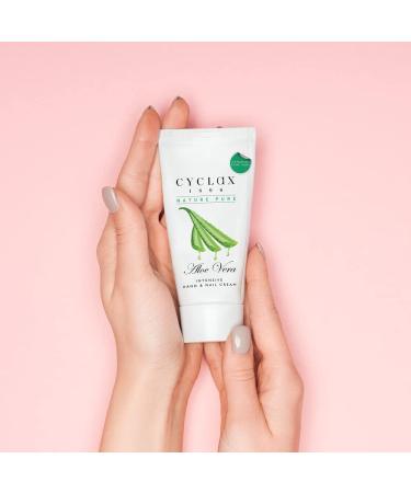 Cyclax Nature Pure Aloe Vera Hand & Nail Cream 75ml - Buy Online on GoSupps.com
