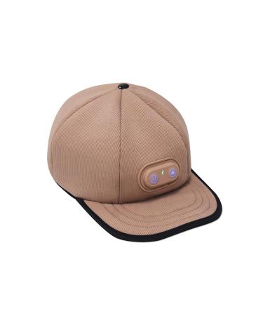 Red Light Hair Growth Hat Complete Scalp Treatment to Reverse Thinning, for Men and Women,Brown,One Size