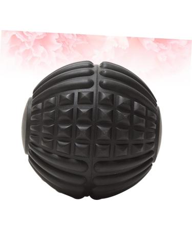 Beavorty Black Muscle Massage Ball - Vibration & Fascia Relief for Fitness Yoga & Mobility Exercises - Buy Online on GoSupps.com