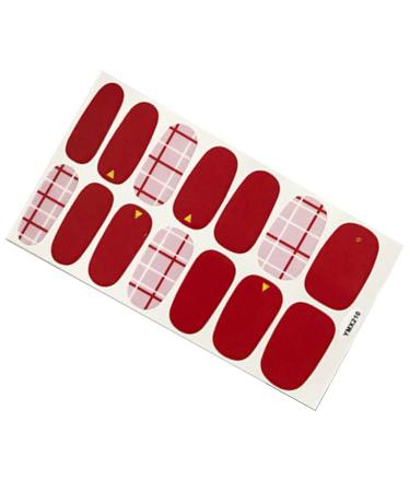 dijiusidy Nail Art Stickers Self-Adhesive Fingernail Decal with Strap Glue DIY Art Decor Full Cover Manicure Kits for Women Girls YMX210