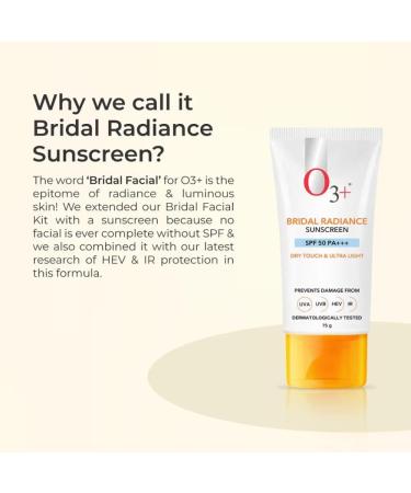 03++ Professional Bridal Radiance Sunscreen SPF 50 PA+++ 75g Broad Spectrum UV Protection - Buy Online on GoSupps.com
